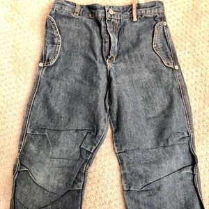 Burberry dark blue boys pants size 8